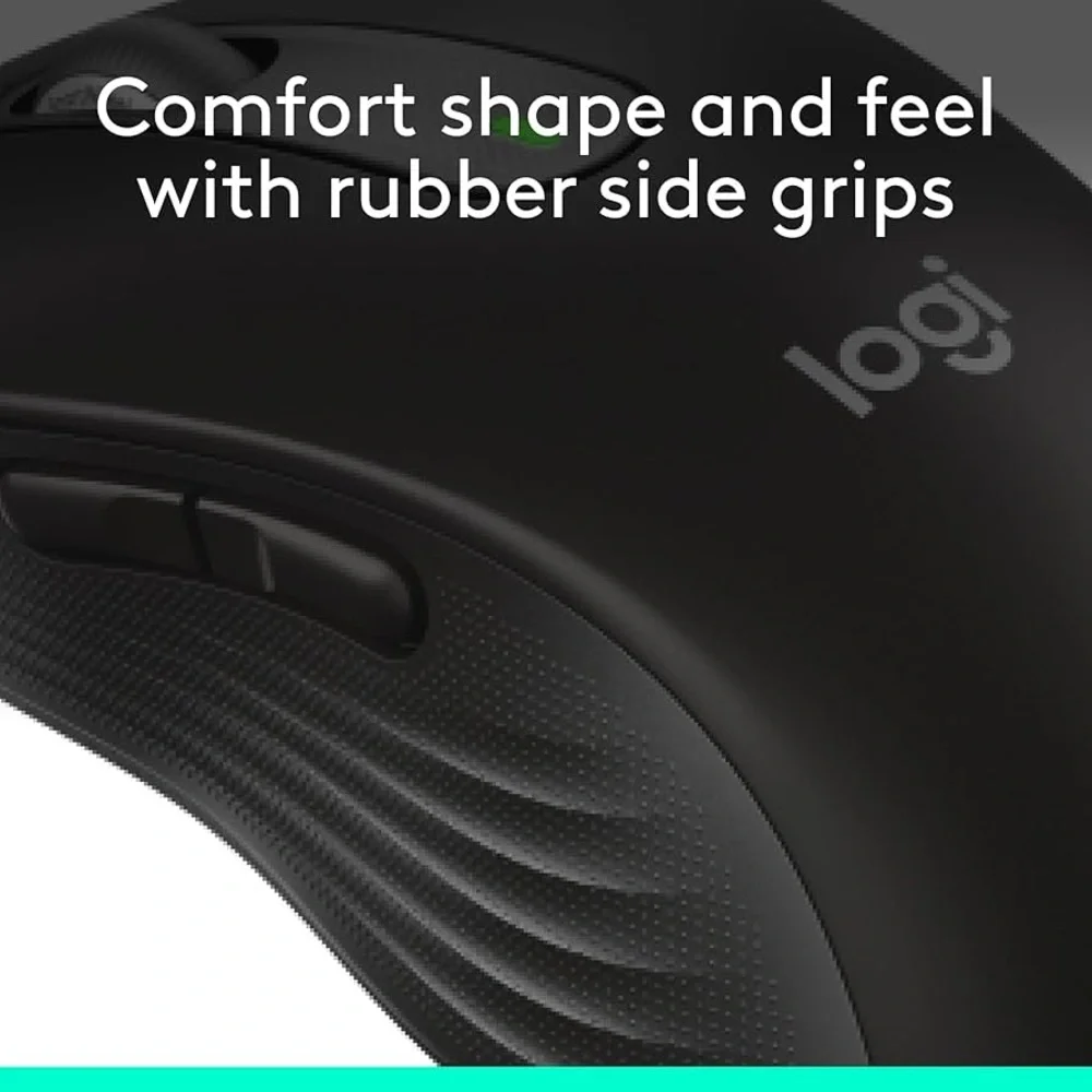 Logitech SIgnature M650 L Wireless Mouse - Graphite - 910-006272